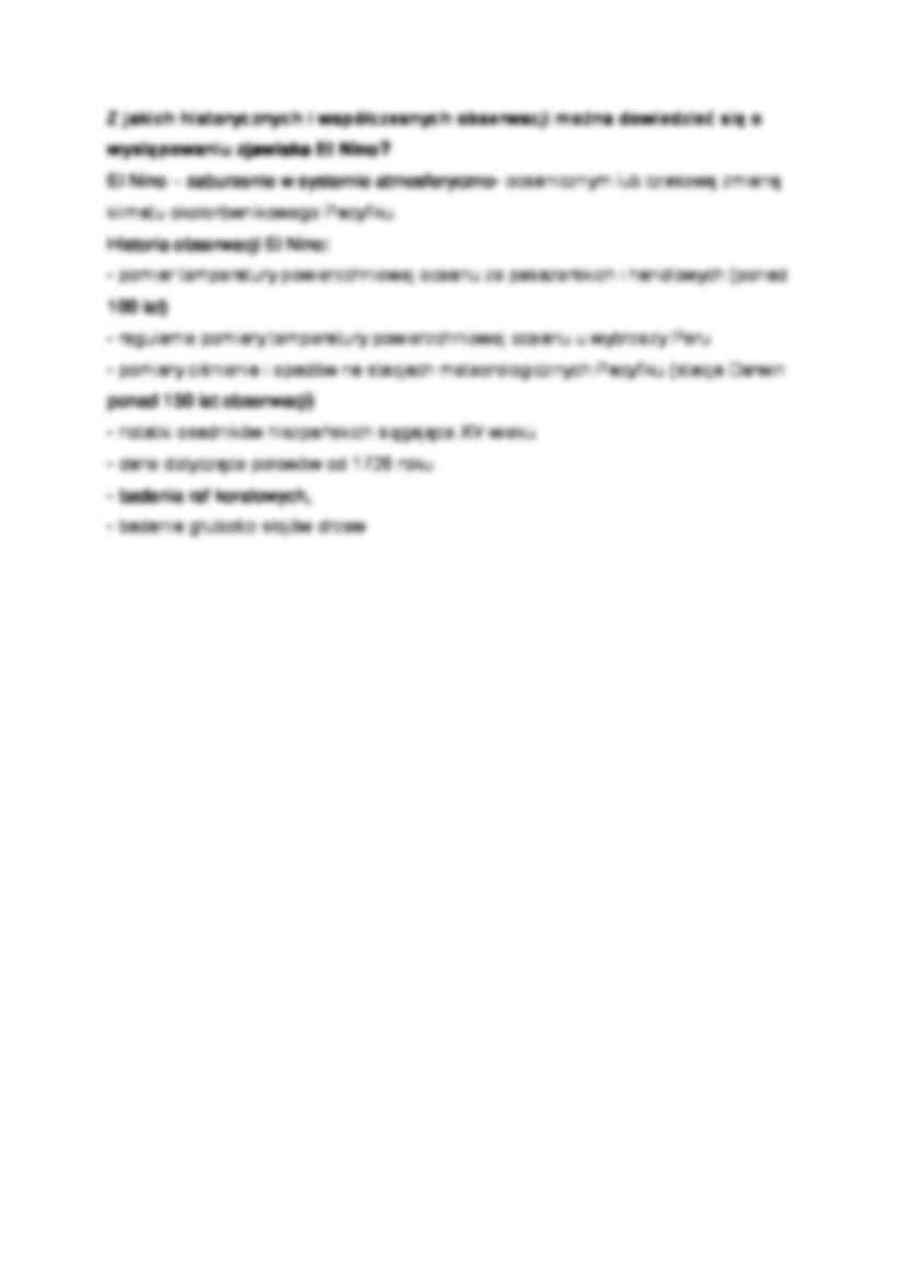 Termoklina oraz El Nino- opracowanie - strona 3