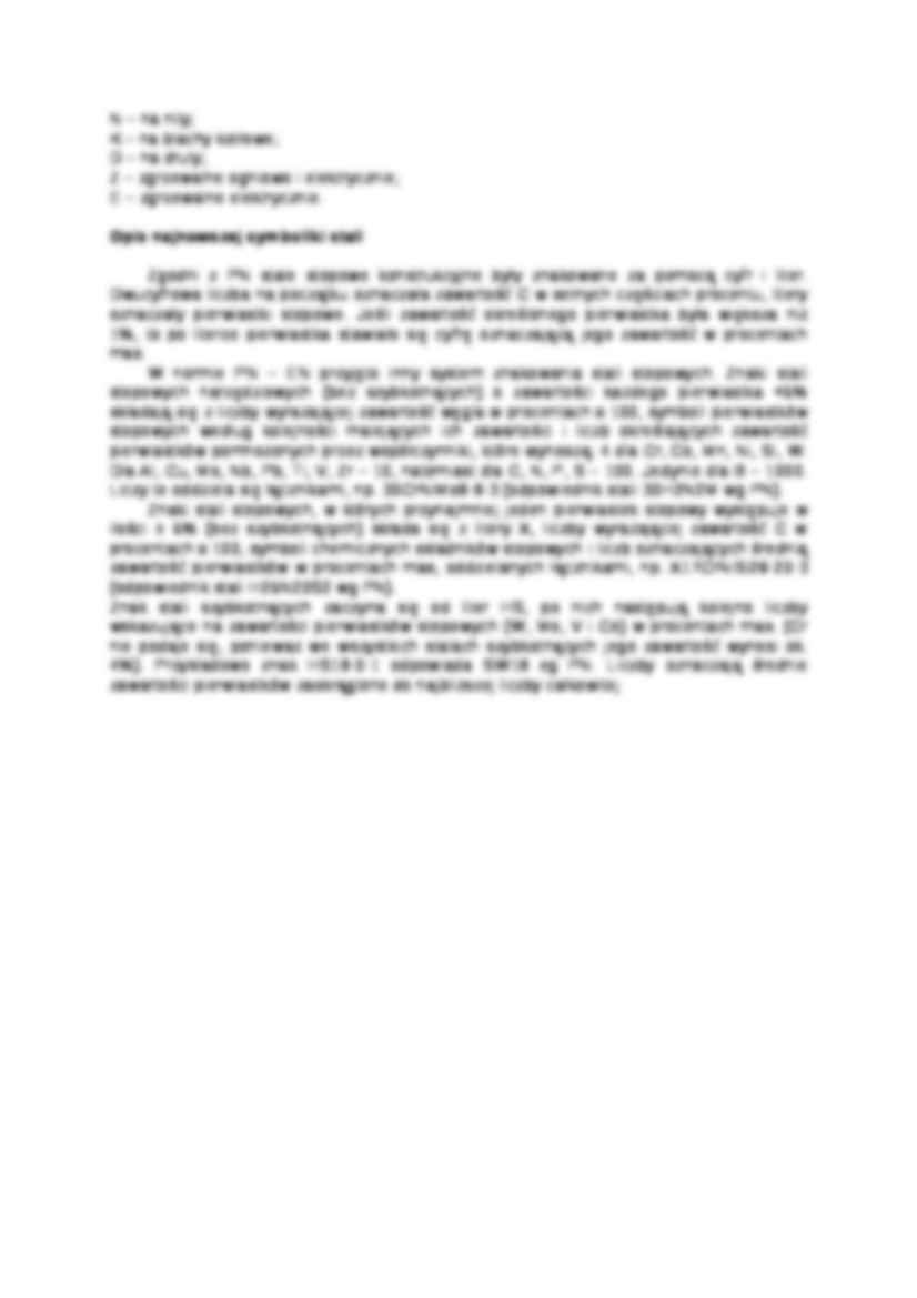 Oznaczenia stali - wykład - strona 2