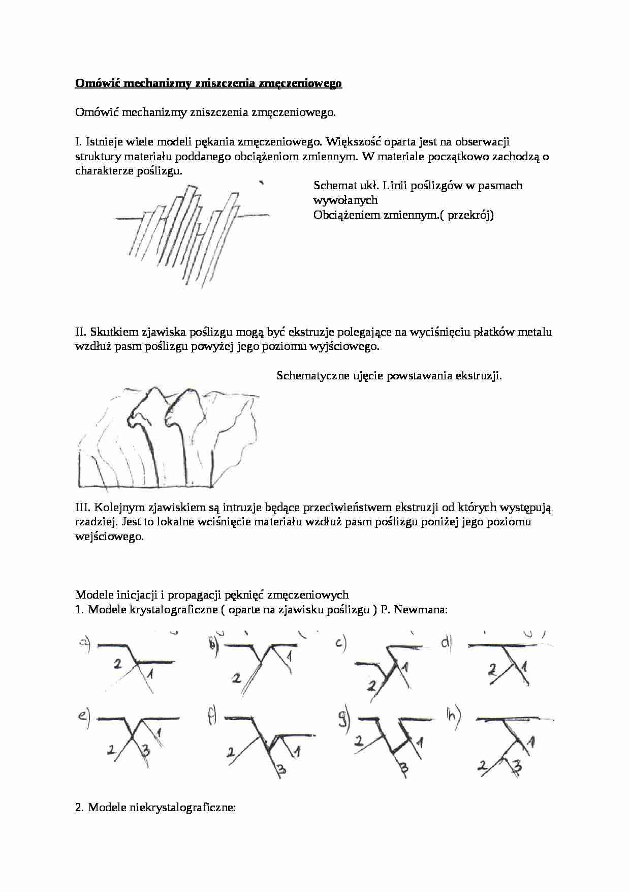 Wykład - mechanizmy zniszczenia zmęczeniowego - strona 1