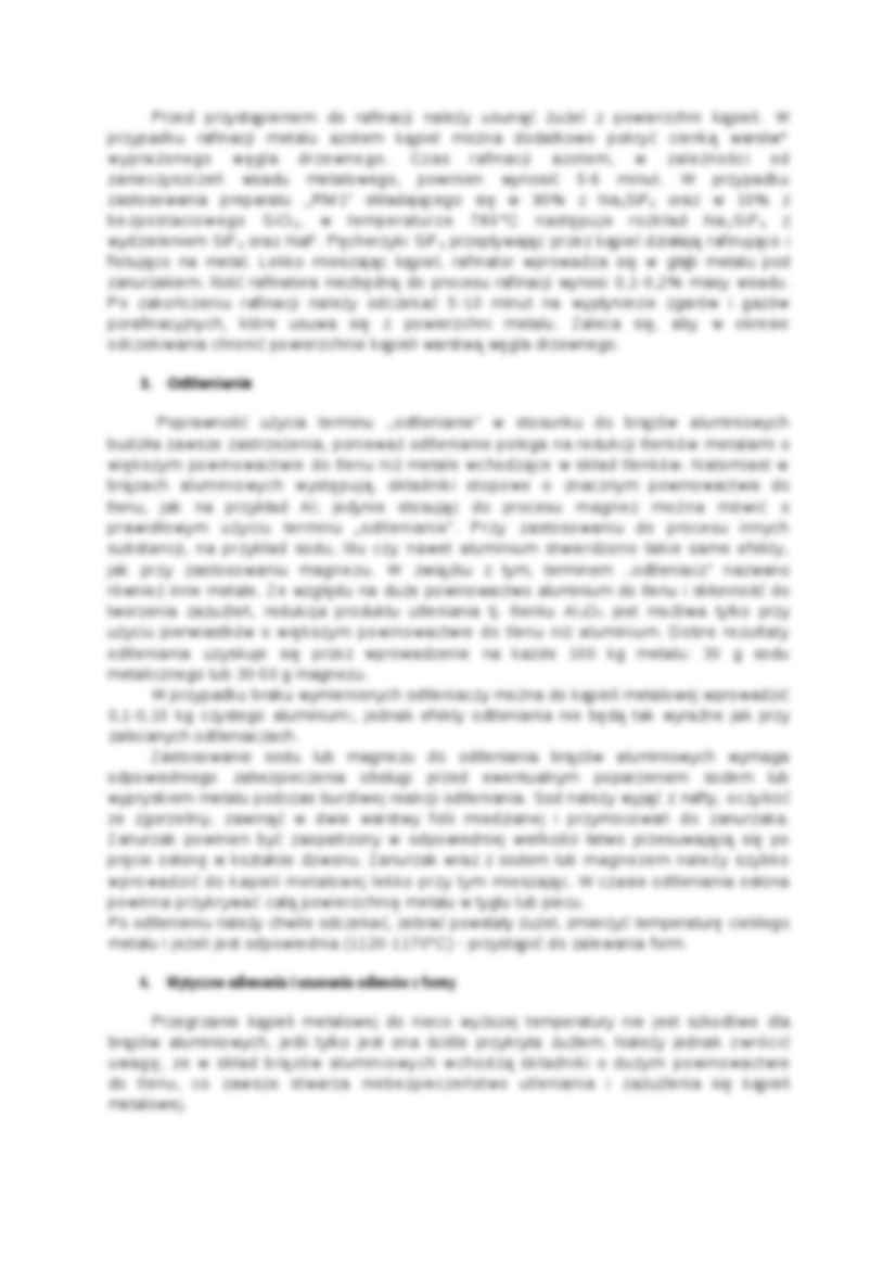 Żużle syntetyczne pokrywająco-rafinujące - wykład - strona 2