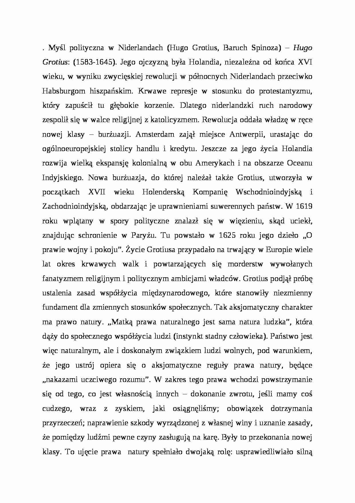 Myśl polityczna w Niderlandach - strona 1