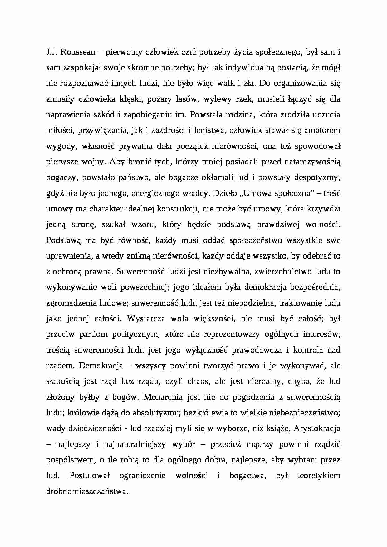 J.J. Rousseau - strona 1
