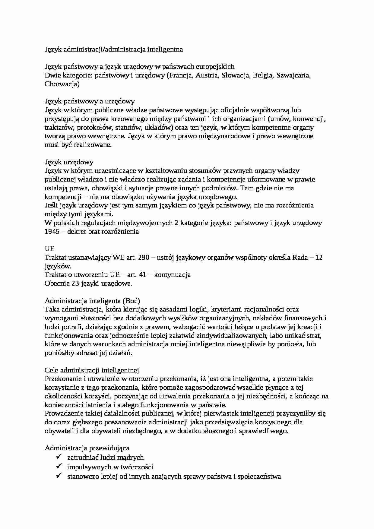 Język administracji - strona 1