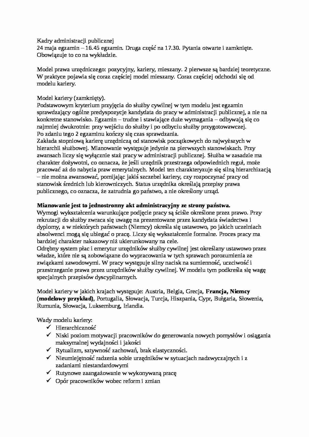 Kadry administracji publicznej - strona 1