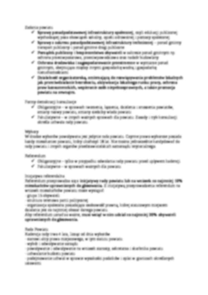 Powiat - Lokalna wspólnota samorządowa - strona 2