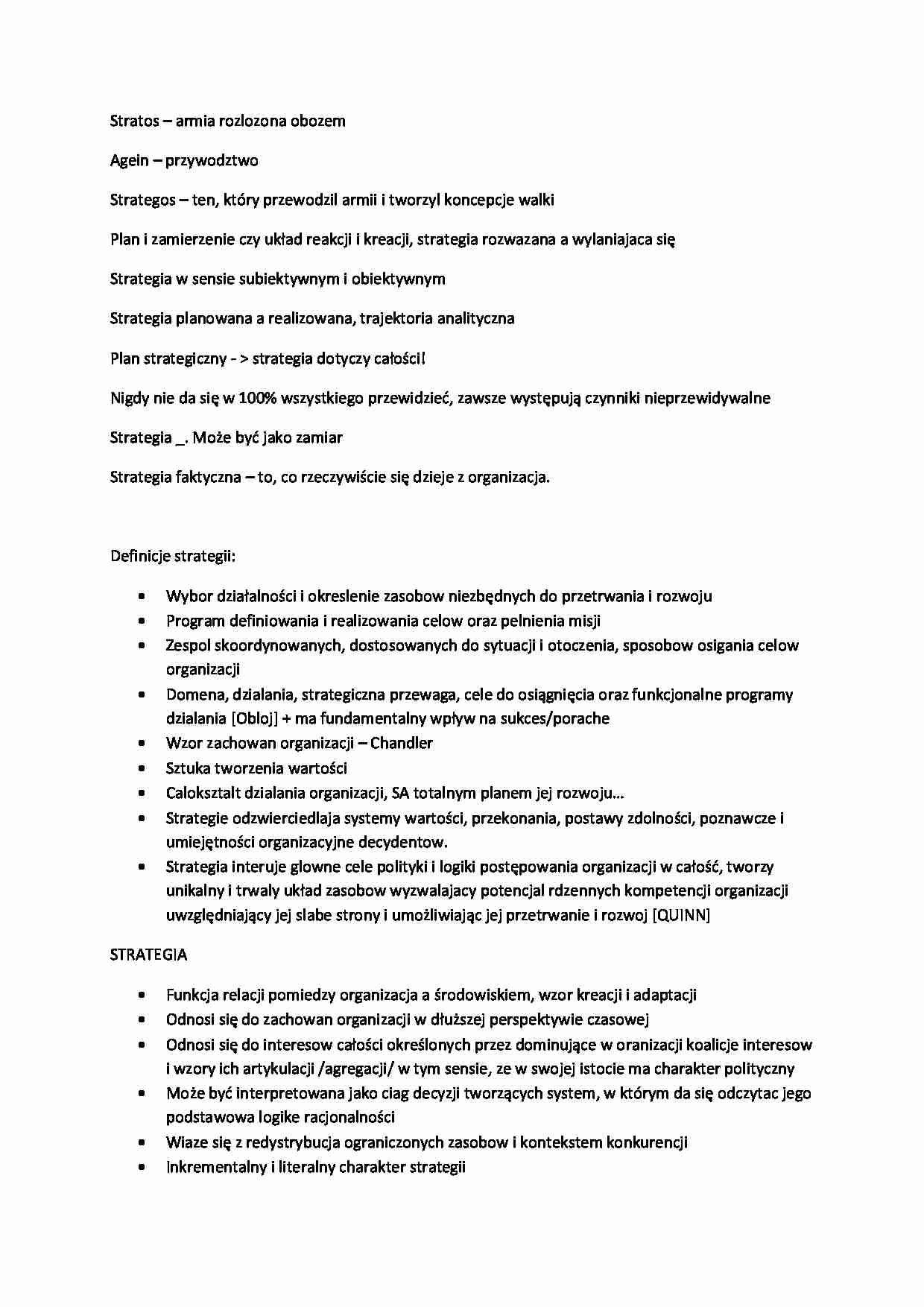 Strategie - strona 1