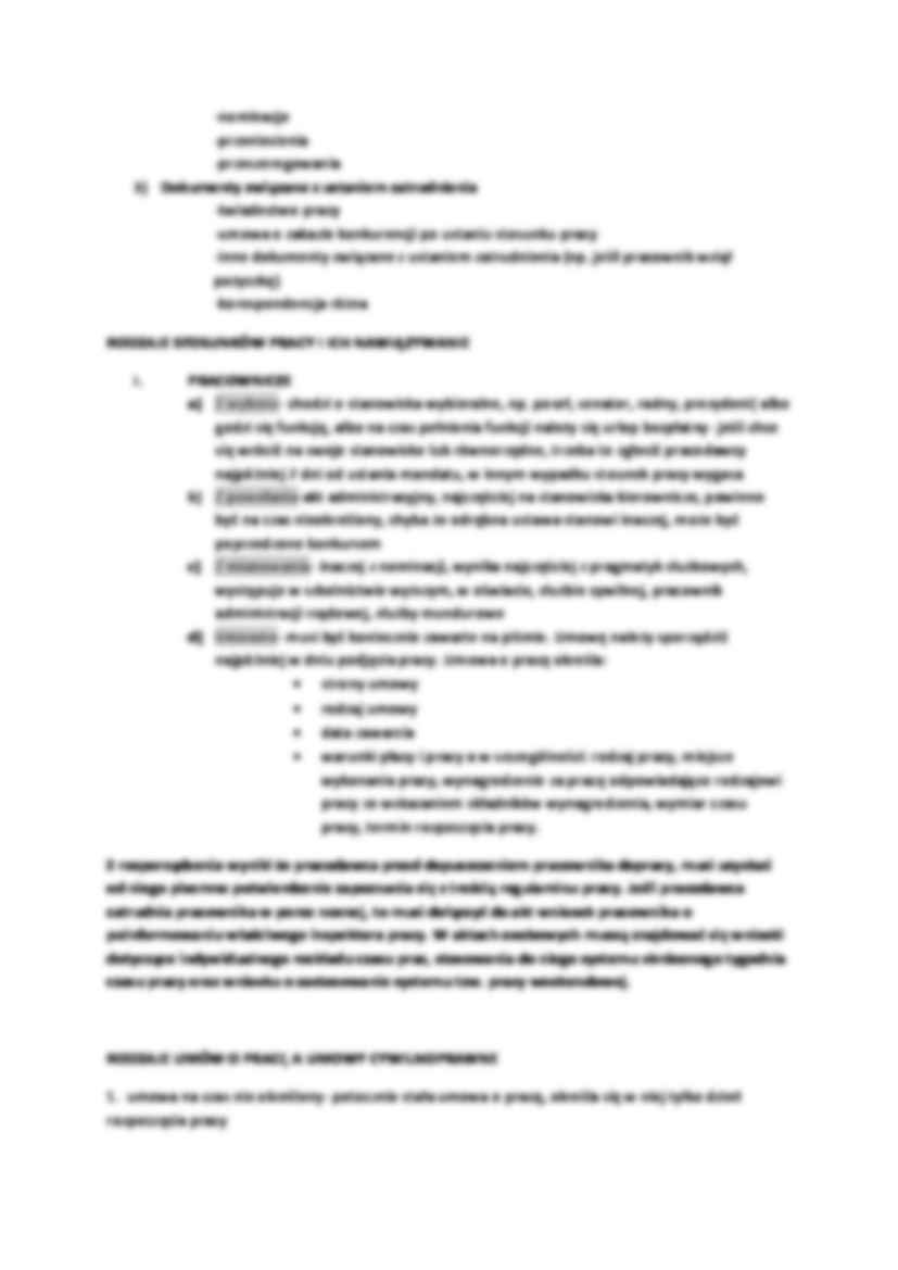 Rodzaje stosunków pracy - strona 2