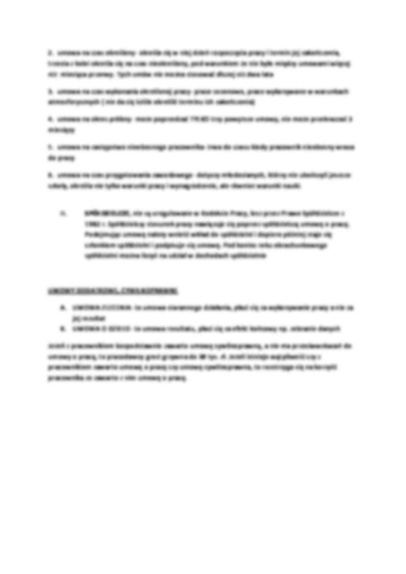 Rodzaje stosunków pracy - strona 3