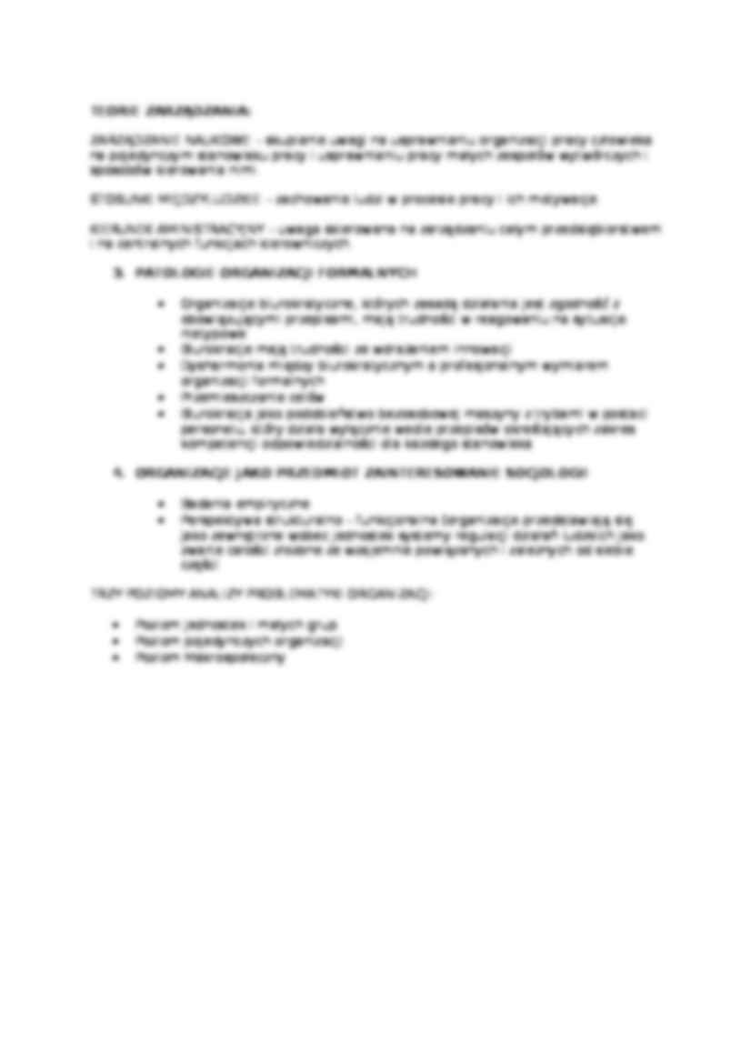 Organizacje formalne - ćwiczenia - strona 2