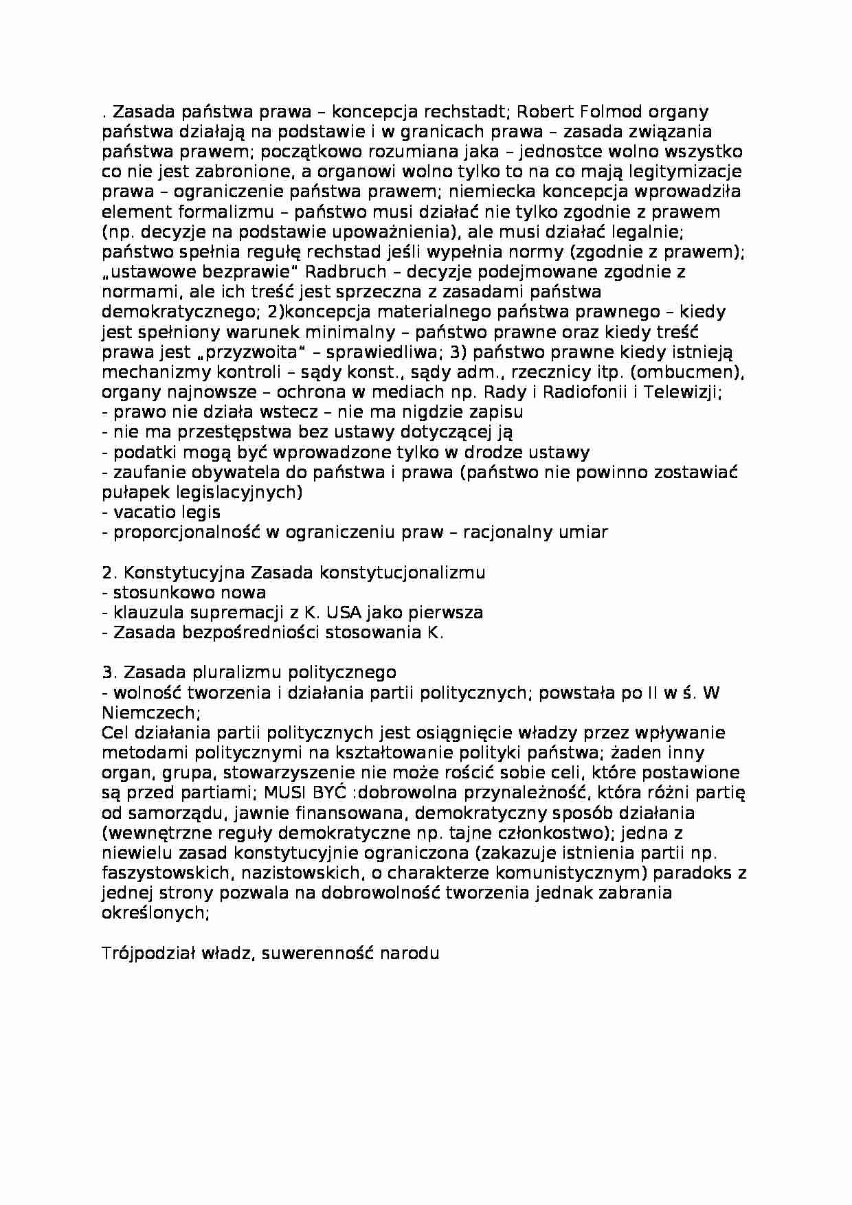 Zasady państwa prawa - strona 1