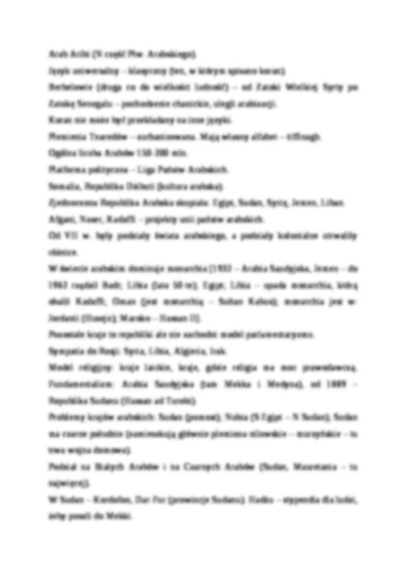 GEOGRAFIA POLITYCZNA ŚWIATA ISLAMU - strona 2