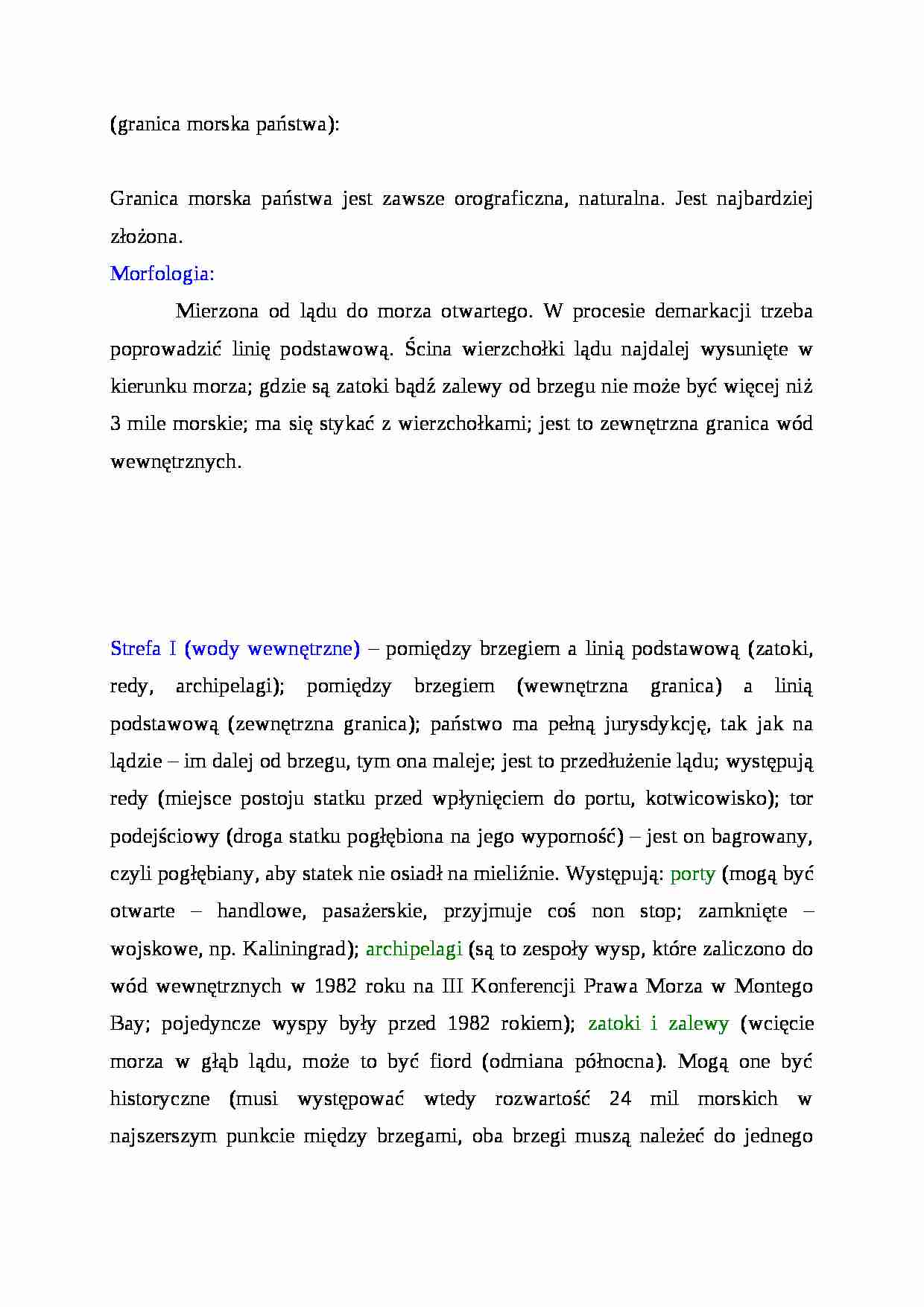 Granica morska państwa - strona 1