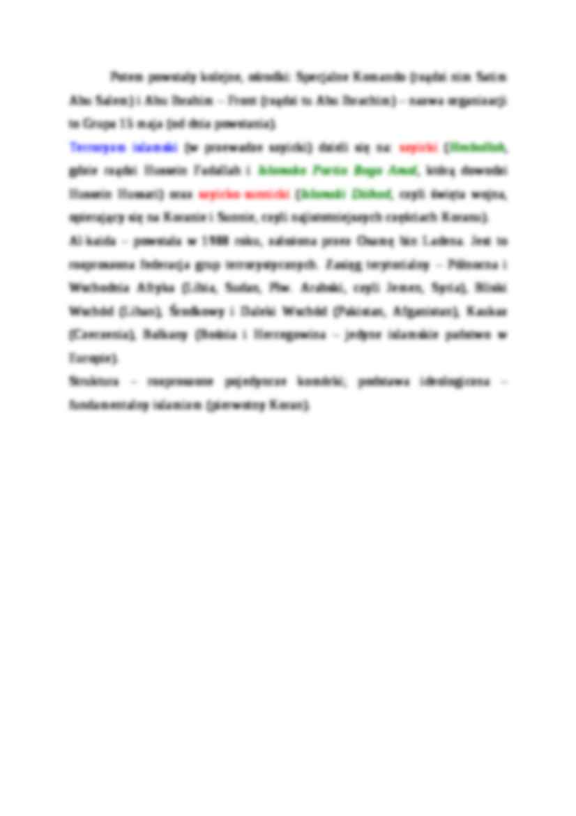 Terroryzm międzynarodowy - strona 3