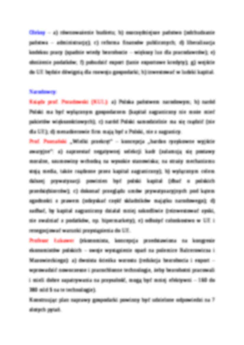 Strategia poprawy sytuacji w Polsce - strona 3