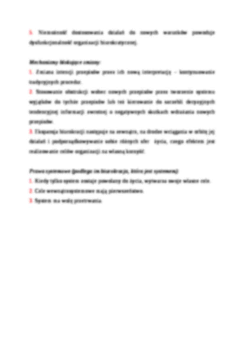 Dysfunkcje strukturalne biurokracji - strona 3