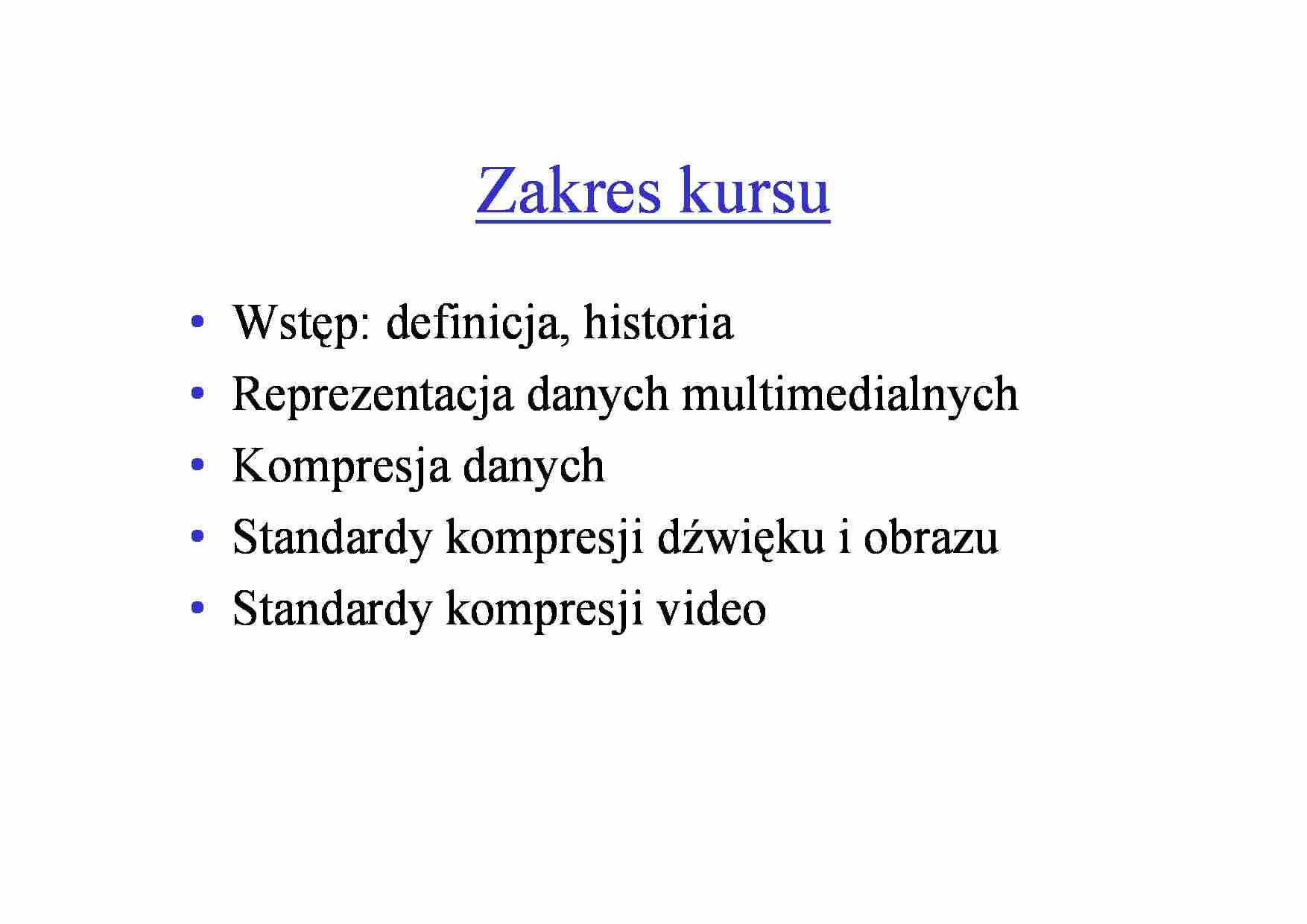 Multimedia prezentacja - strona 1