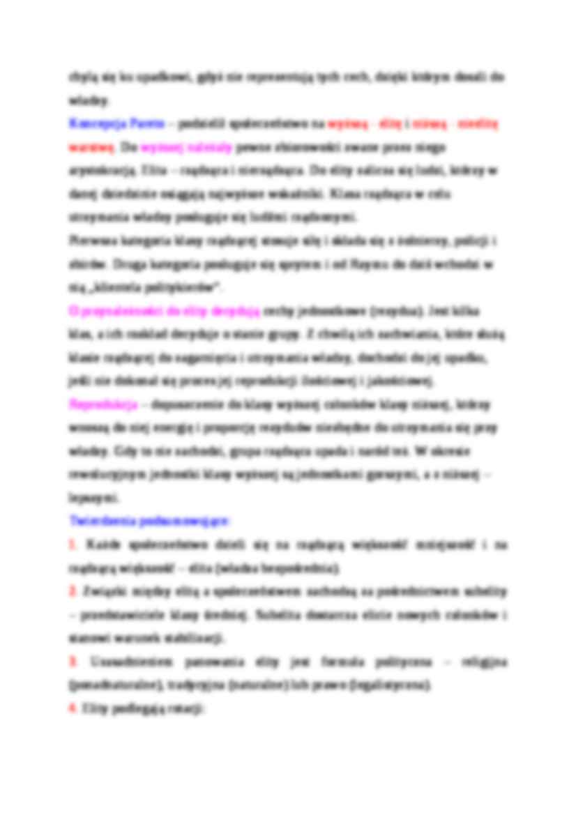 Teoria elit G. Moski i V. Pareto - strona 2