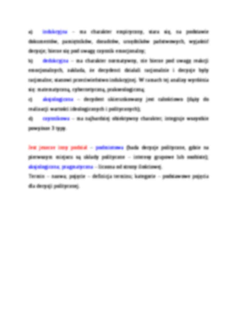 Typy analizy decyzyjnej - strona 2