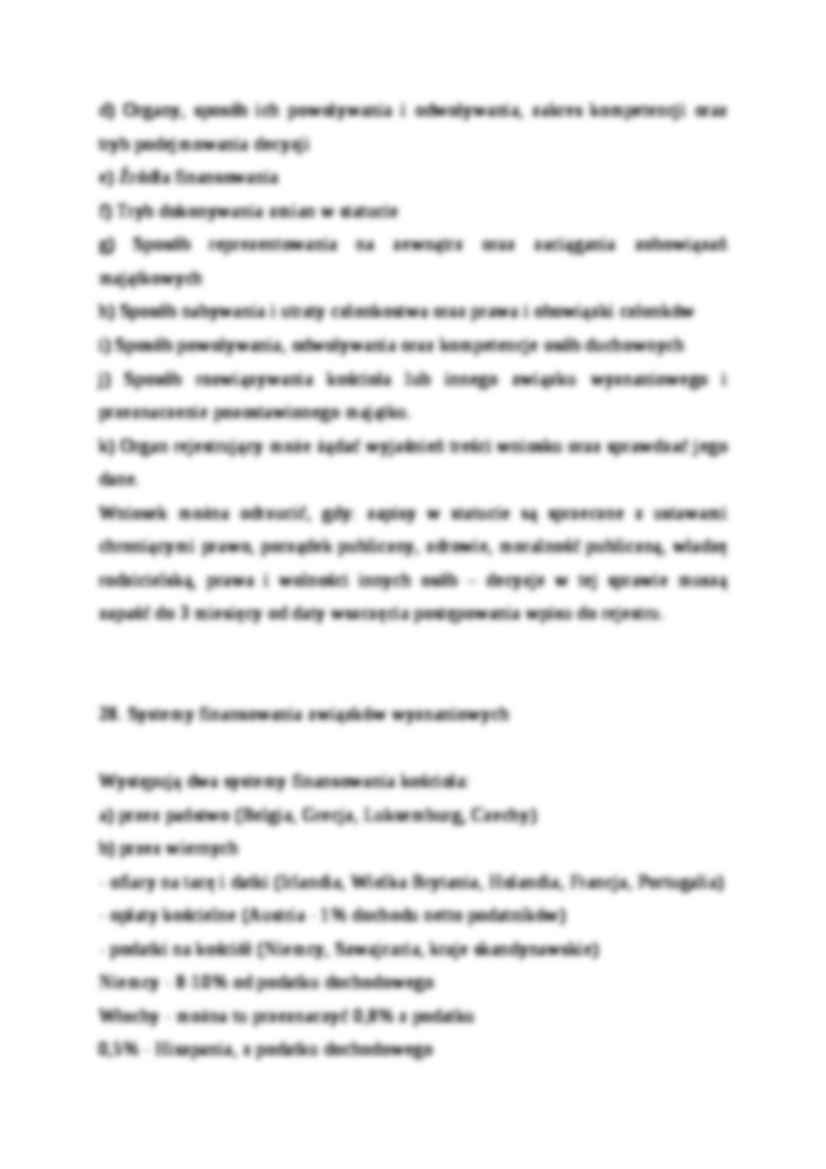 Procedura rejestracji związku wyznaniowego w polskim prawie - strona 2