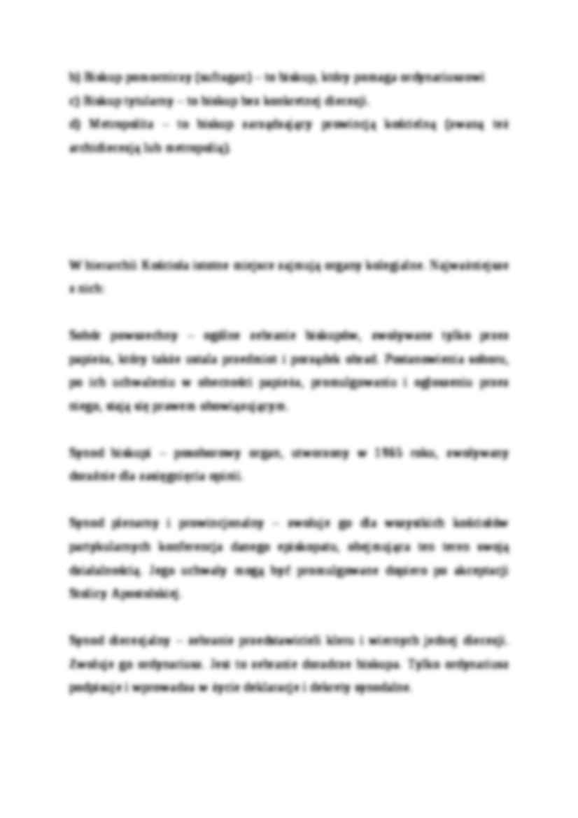 Struktura Kościoła rzymskokatolickiego - strona 2