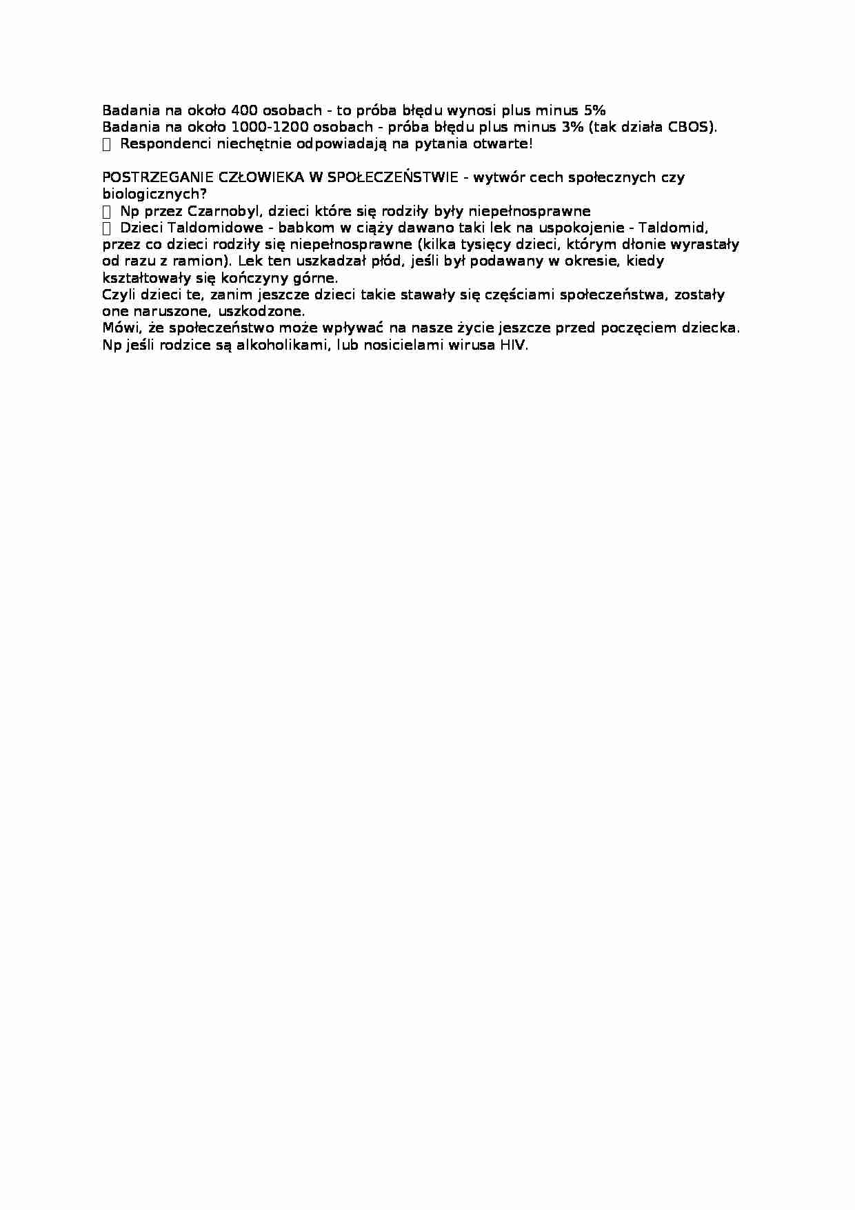 Badania socjologiczne - strona 1