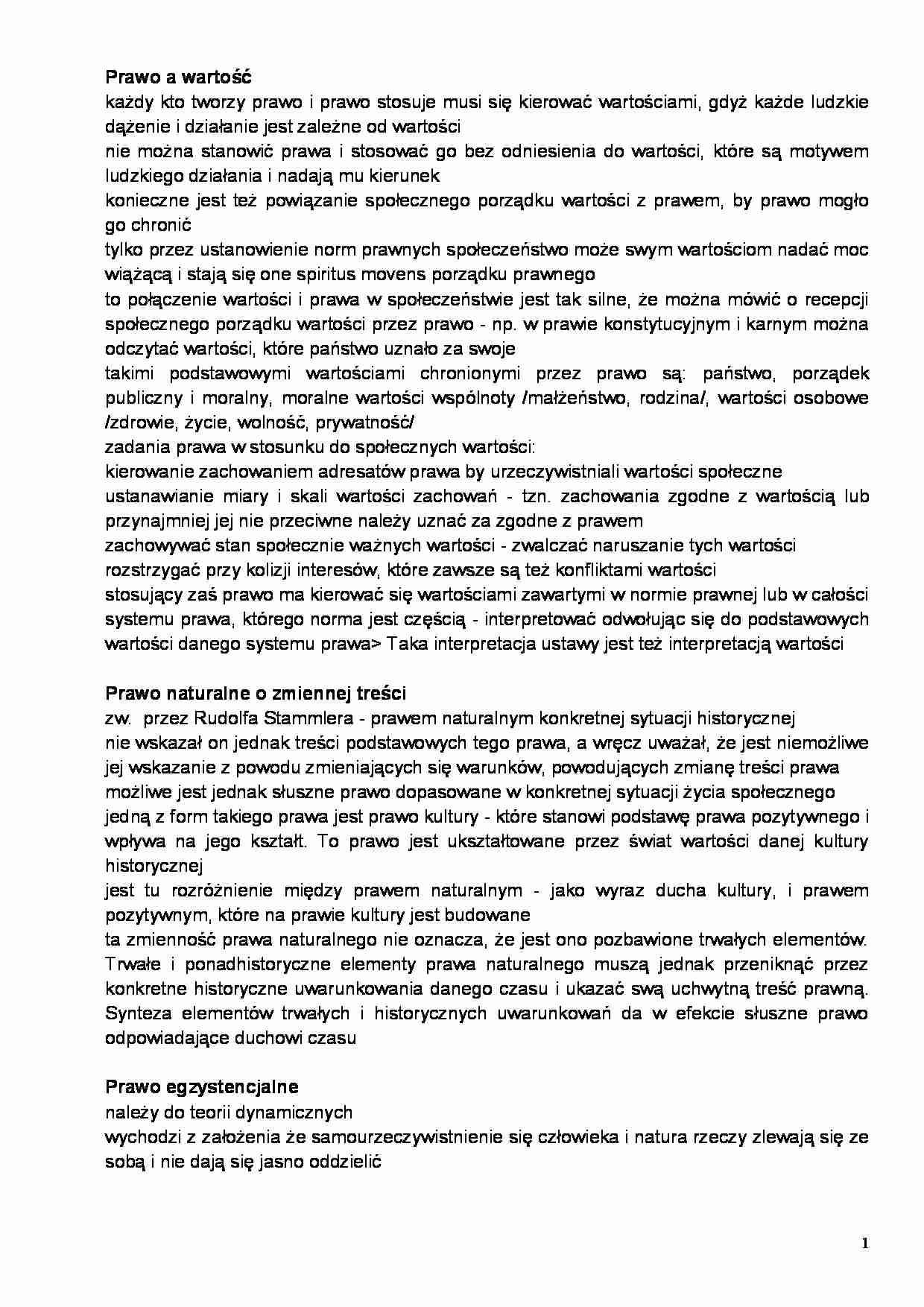 Prawo a wartość - strona 1