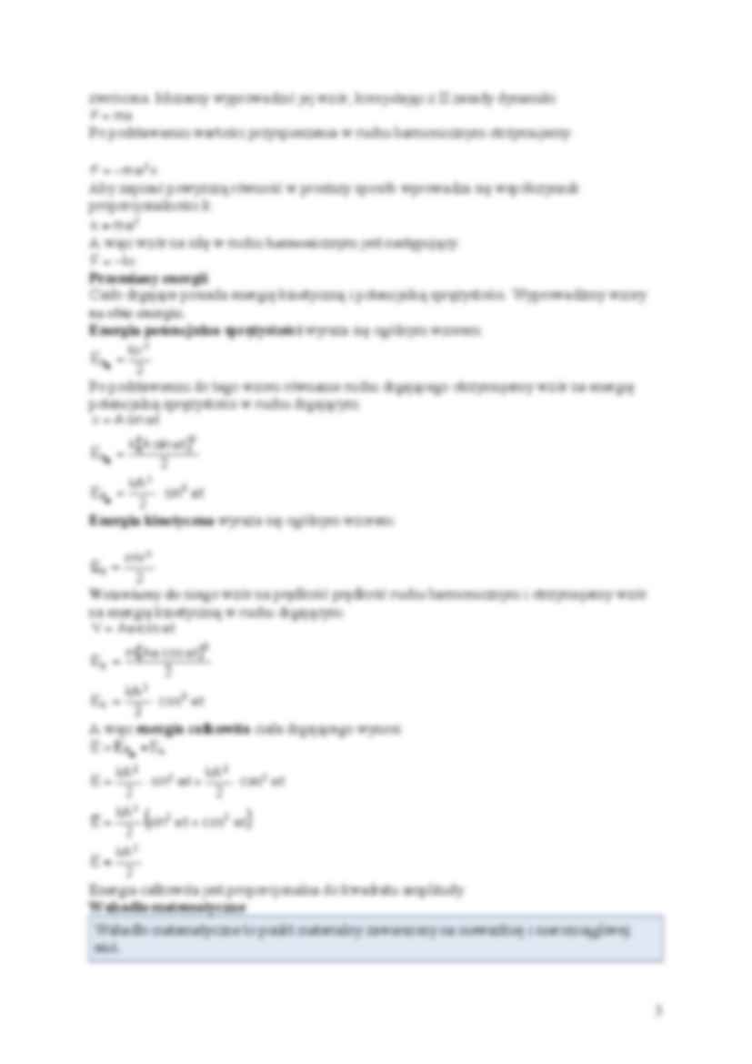 Ruch drgający i falowy - Siła - strona 3