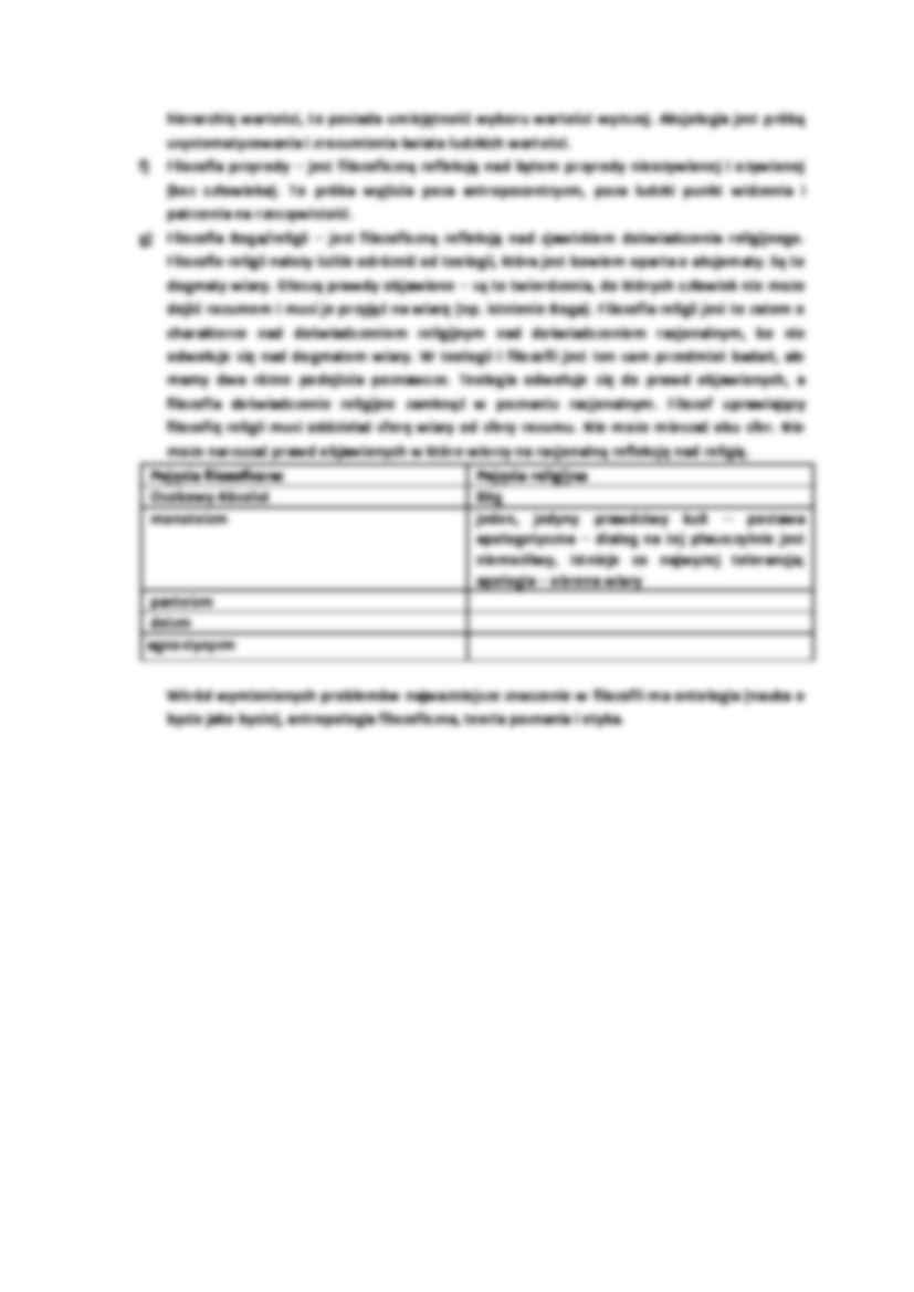  Filozofia a nauki szczegółowe - omówienie  - strona 2