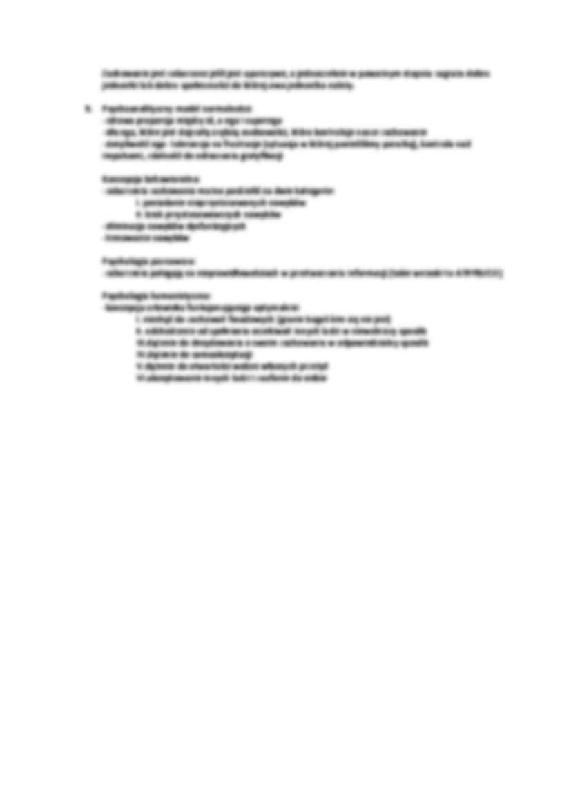 Podstawowe zagadnienia - psychologia zaburzeń zachowania - strona 3