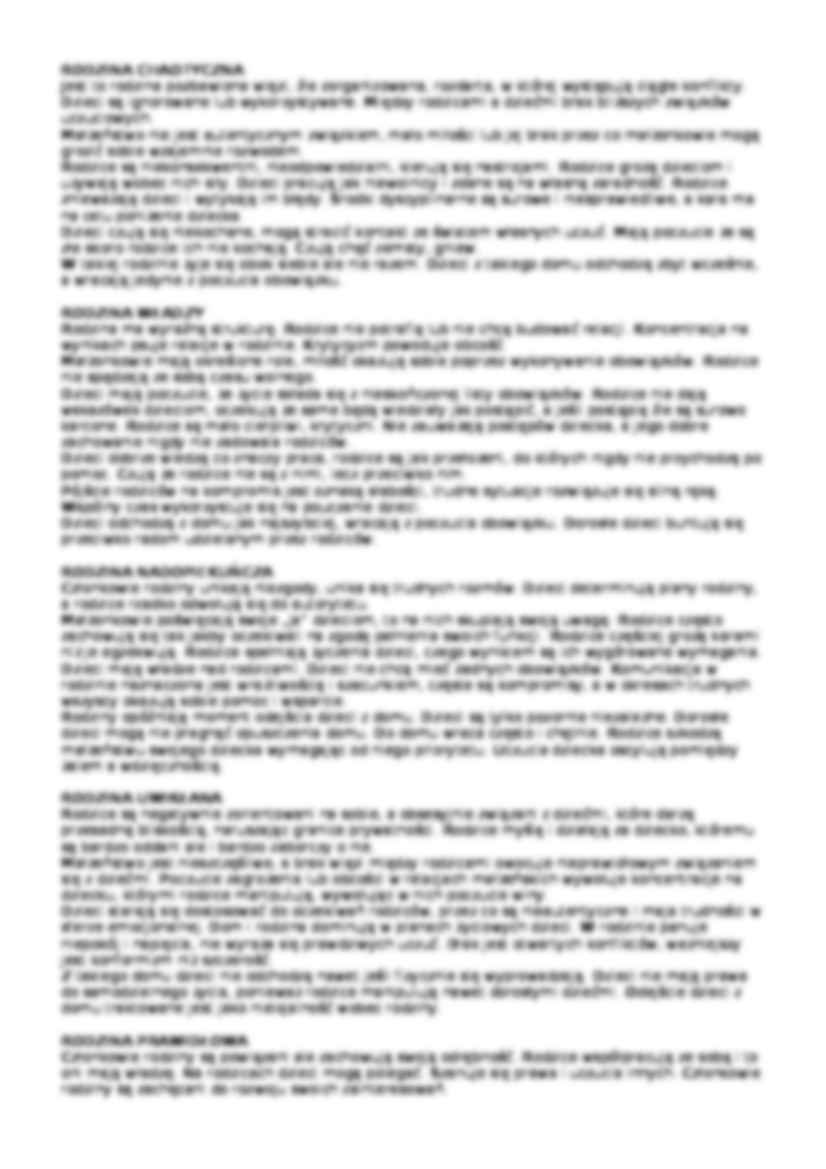 Postawy rodzicielckie i typologia rodzin - strona 2