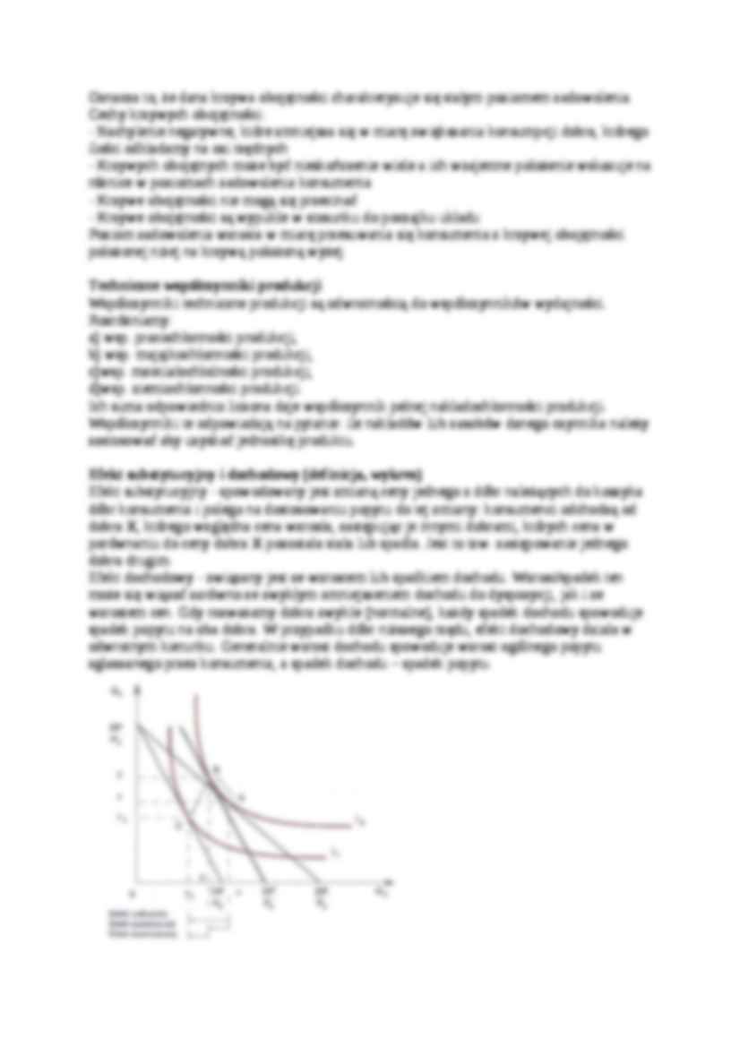 Mikroekonomia - Opracowanie tez na egzamin zestaw 2 - strona 2