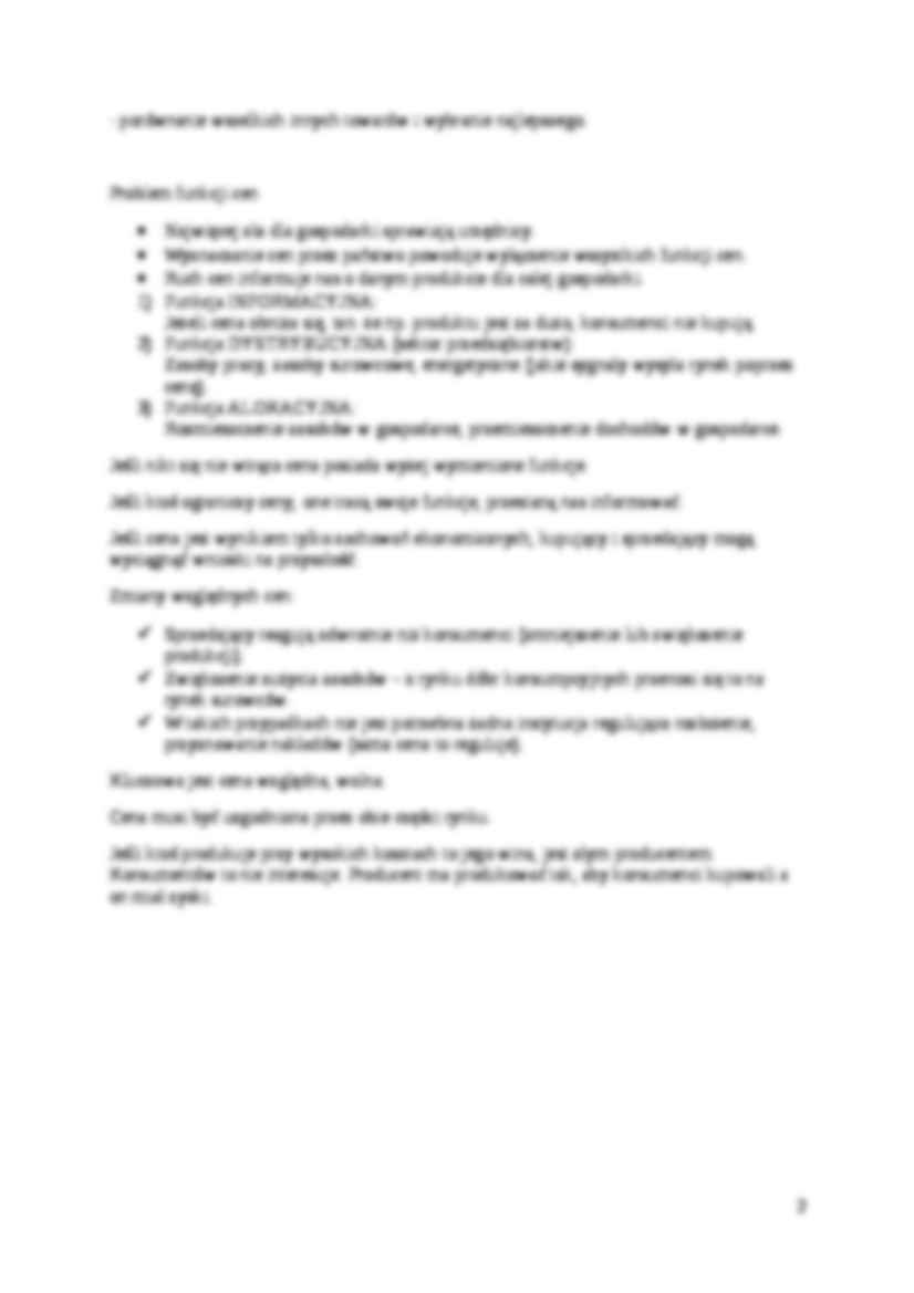 Mikroekonomia - Wykłady 1 semestr - strona 2