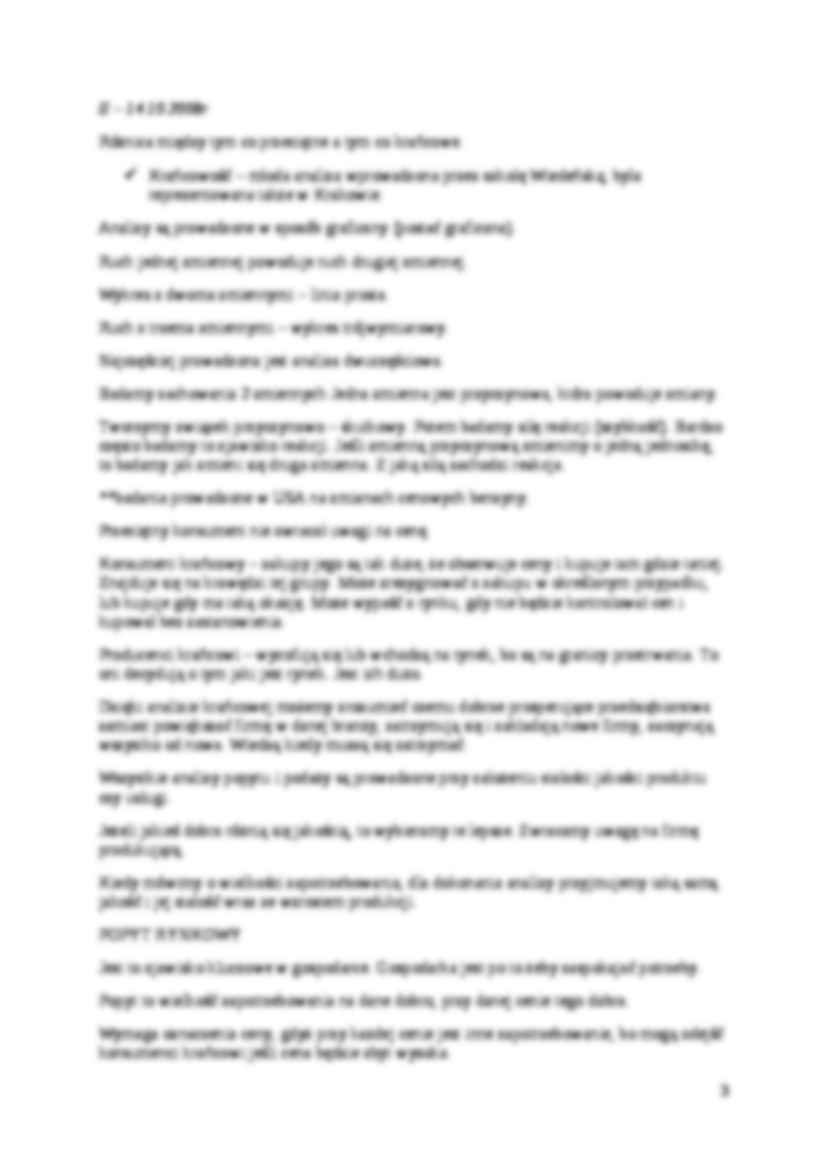 Mikroekonomia - Wykłady 1 semestr - strona 3