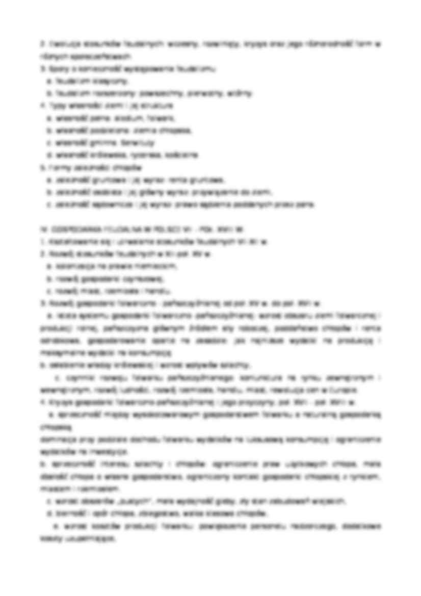 Historia Gospodarcza - Opracowanie zagadnień - strona 2