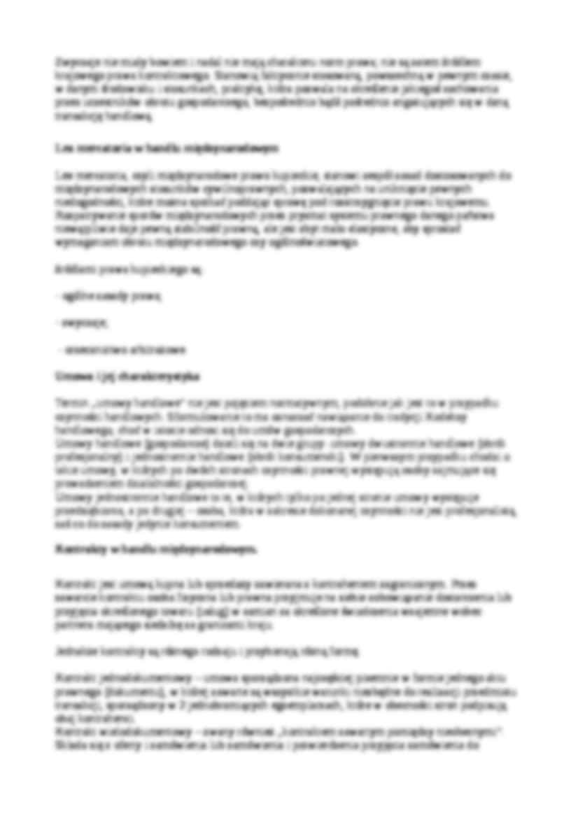 Prawne uwarunkowania handlu międzynarodowego - strona 2