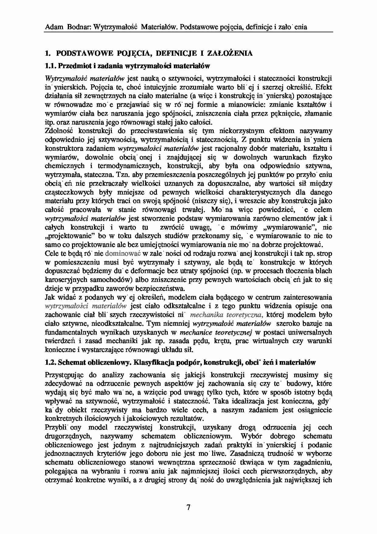 wytrzymałość materiałów - strona 1