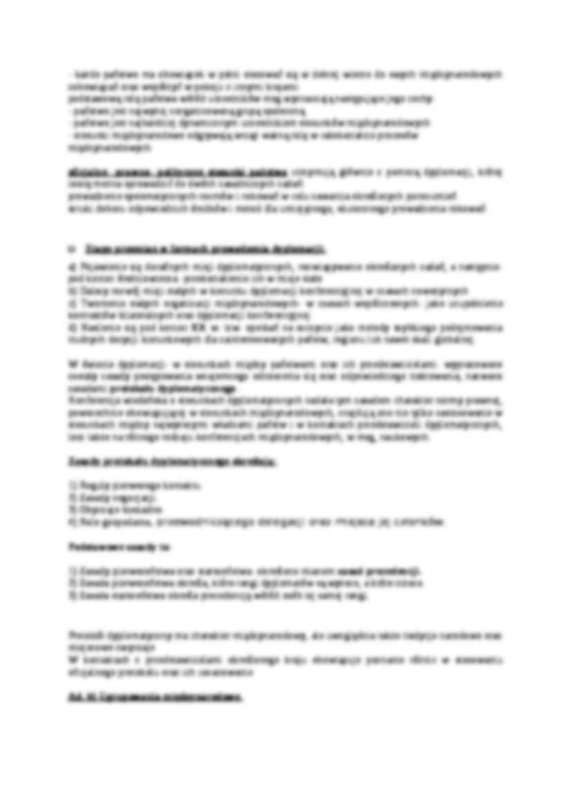 Międzynarodowe stosunki gospodarcze - wykłady - Zasady protokołu dyplomatycznego  - strona 2