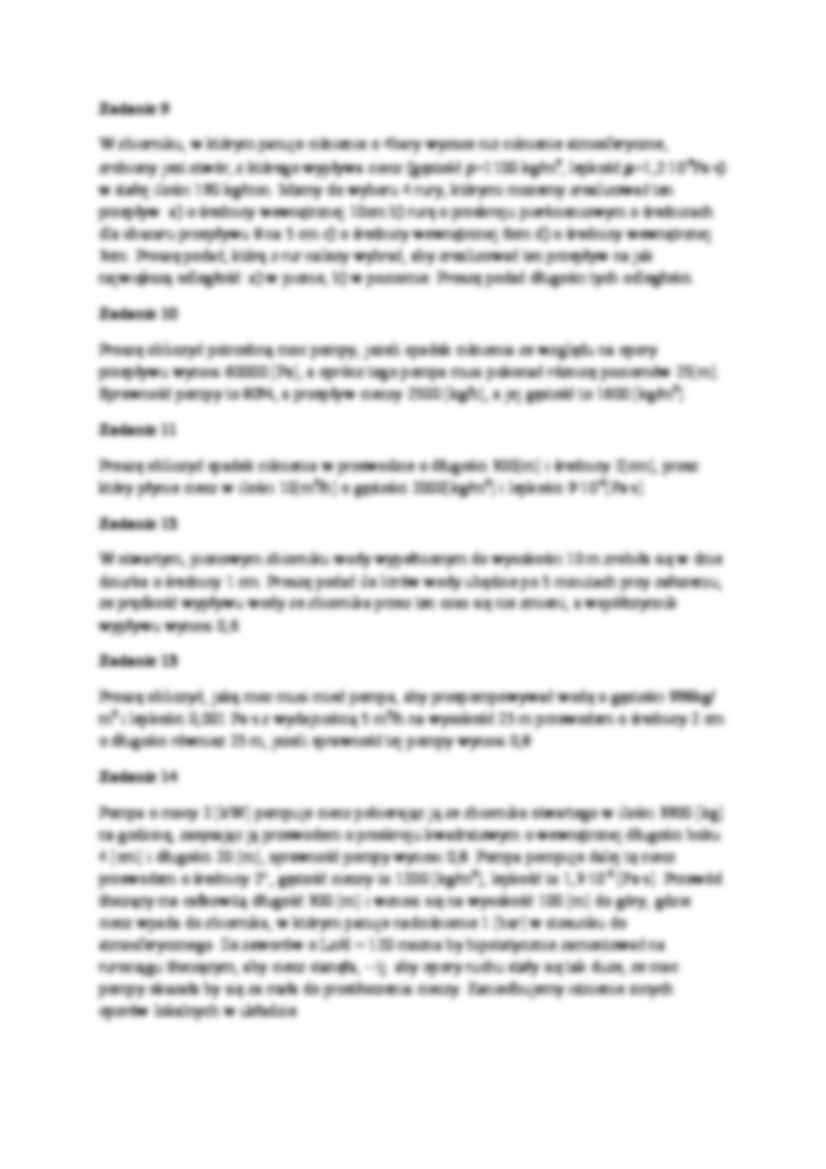 Inżynieria chemiczna - przykładowe zadania - strona 3