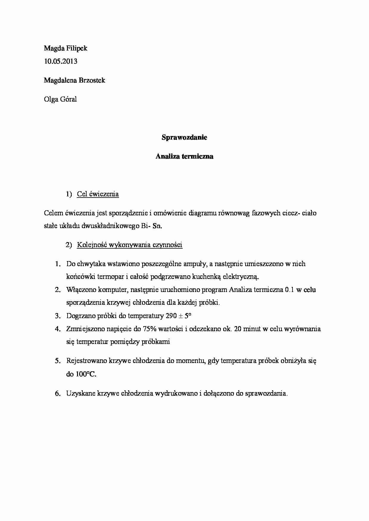Wykład - analiza termiczna - strona 1