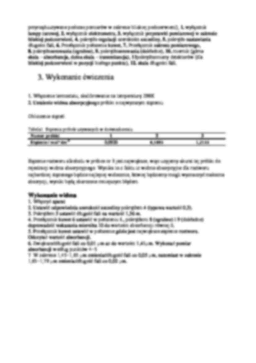 Badanie asocjacji alkoholi za pomocą spektroskopii w podczerwieni  - sprawozdanie - strona 2