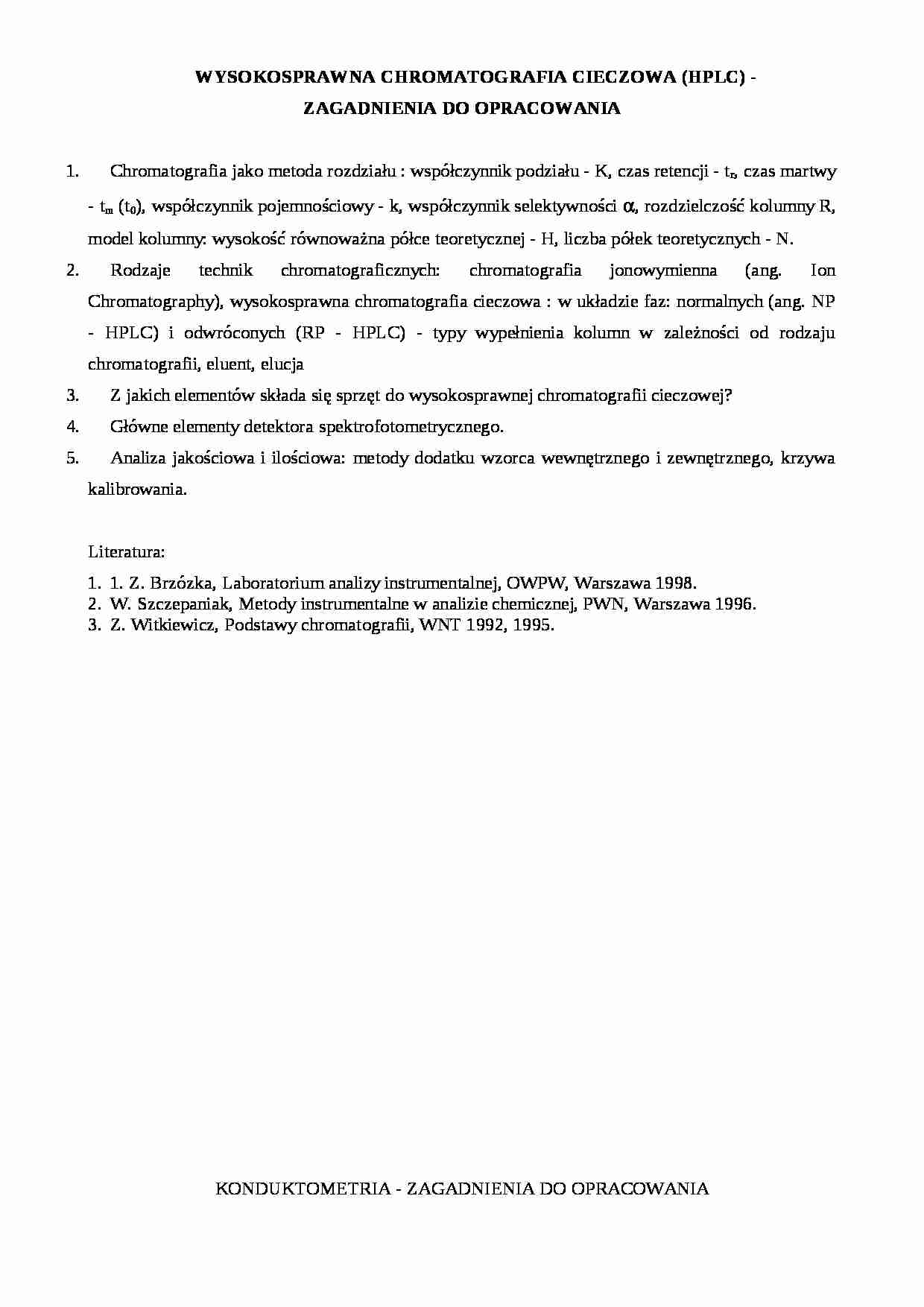 Zagadnienia do egzaminu - strona 1