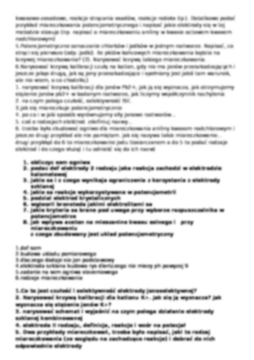 Potencjometria - wykład - strona 2