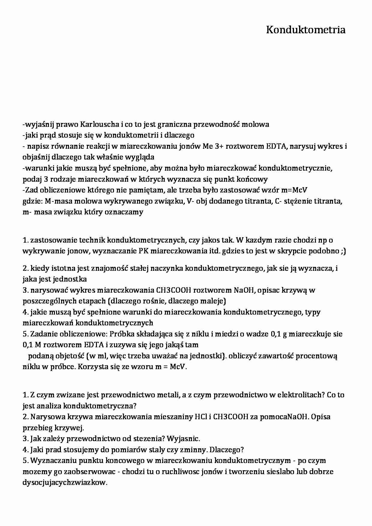 Konduktometria wejść - wykład - strona 1