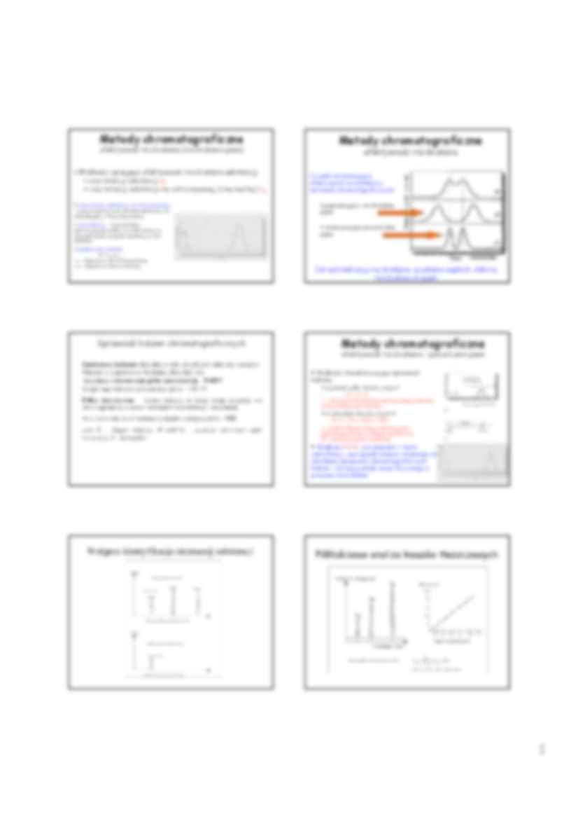 Metody chromatograficzne - wykład - strona 2