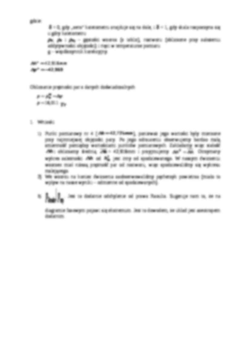 Ciecz, para wodna - sprawozdanie - strona 3