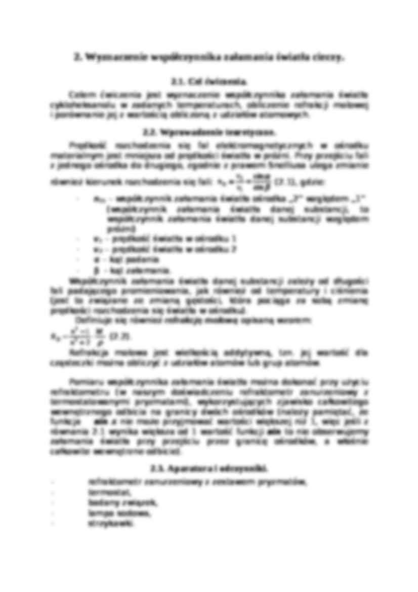 Sprawozdanie - termodynamika i chemia fizyczna - strona 3