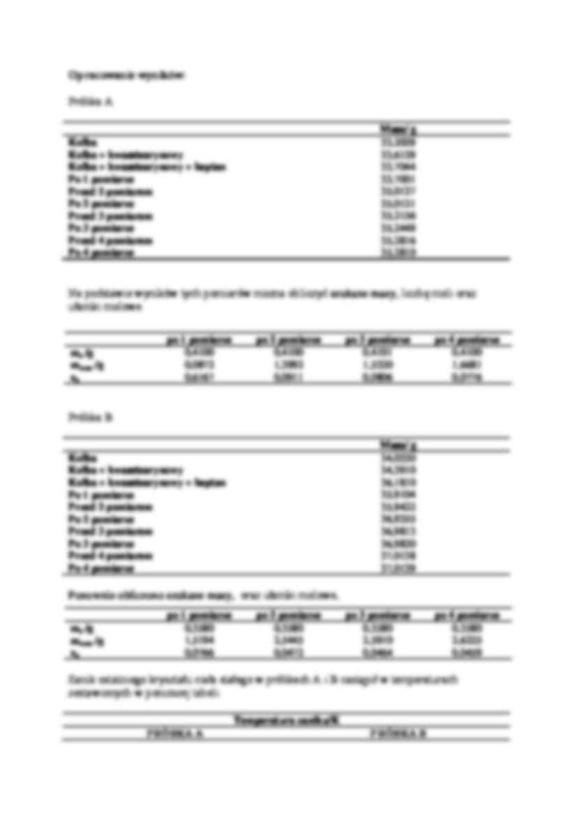 Ćwiczenia - rozpuszcalność - strona 2