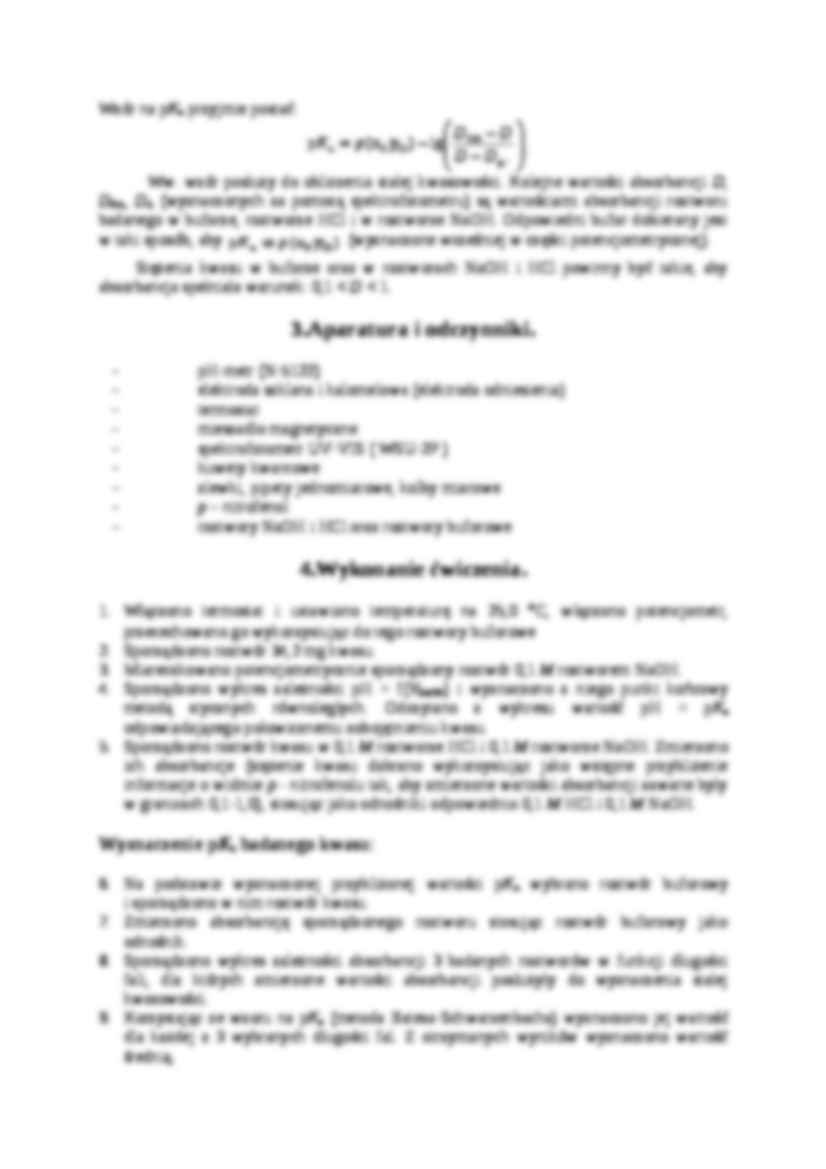 Stałe kwasowości - wykład - strona 3