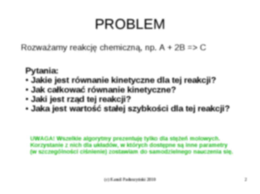 Całkowanie równań - wykład - strona 2