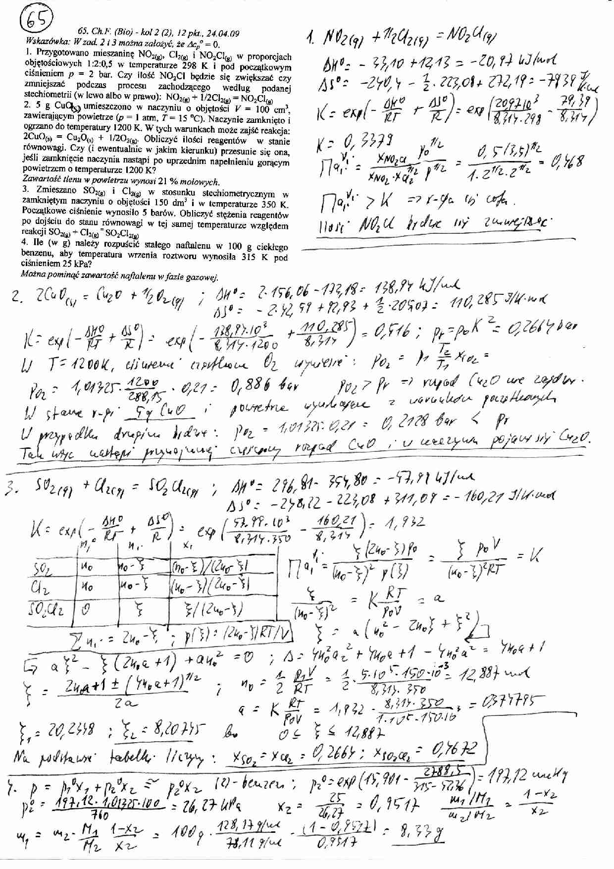 Termodynamika techniczna i chemiczna - wykład - strona 1